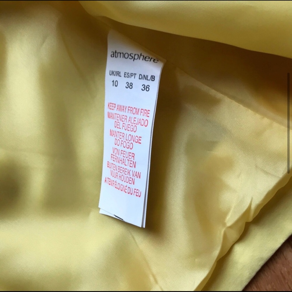 Soft Pastel Yellow Peacoat - Picture 4 of 8